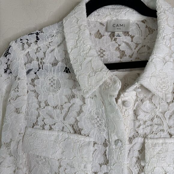 CAMI NYC Ivory Lace Pant Set - Picture 8 of 10